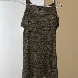 Grey patterned sun dress